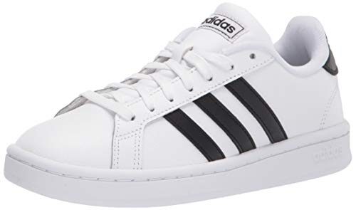 adidas men’s Grand Court Sneaker, White/Black/White, 11 US